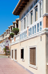 Apartment buildings in Santa Pola, Spain