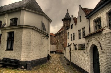 Fototapeta na wymiar kortrijk town in belgium