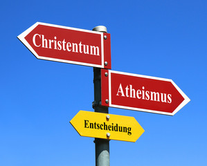 Christemtum oder Atheismus