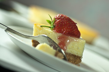 Strawberry cheesecake