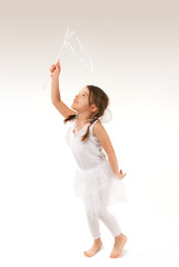 girl playing fairy
