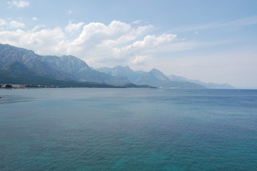 sea coast landscape in Turkey