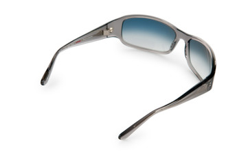 Elegant sunglasses isolated on white