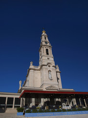 Fototapeta na wymiar Basilica of Our Lady of the Rosary of Fatima in Portugal