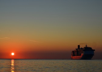 Obraz premium Alba sul mare