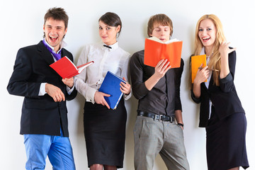 Students. Close up.