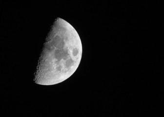 Looking at Half Moon at night