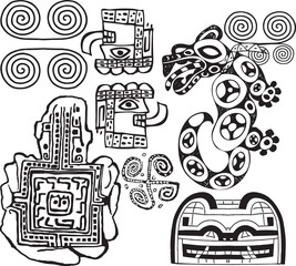 American culture icon. Vector illustration