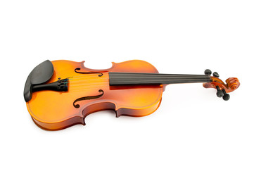 Violin isolated on the white