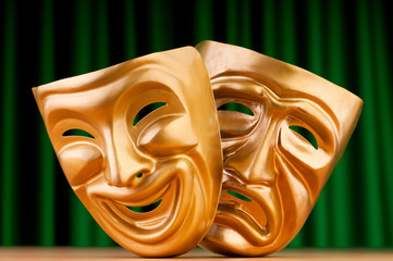 Masks with the theatre concept