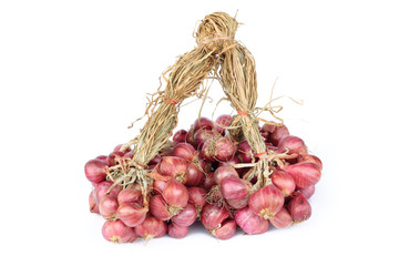 A bunch of shallots, shallots health food