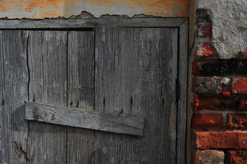 Wood door background