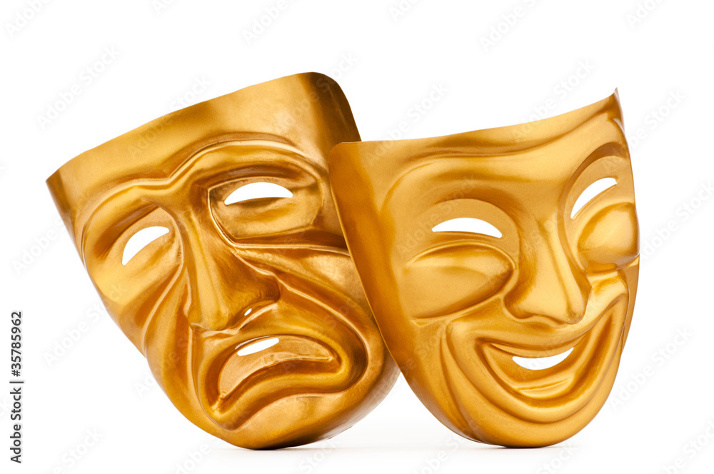 Wall mural Masks with the theatre concept