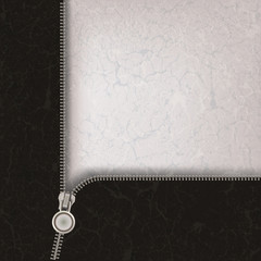 abstract background with metallic open zipper © lembit
