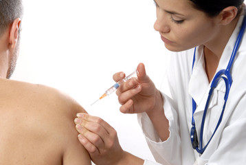 homme vaccination
