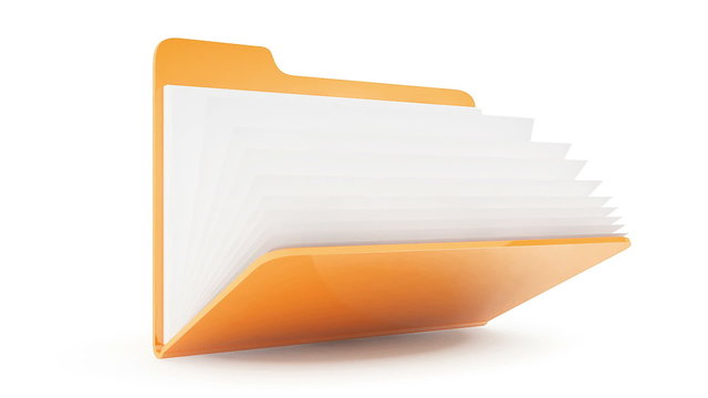 Folders open animation