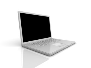 Professional Laptop isolated on white with empty space