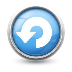 Symbole glossy vectoriel fl&egrave;che pr&eacute;c&eacute;dent