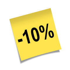 Post-it descuento -10%