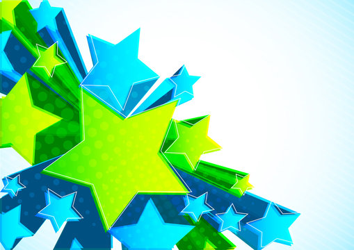 Background with star