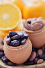 cocoa and oranges