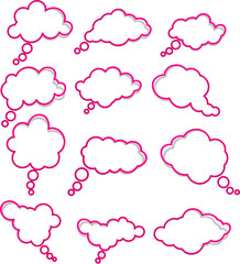 Speech notification paper frames.