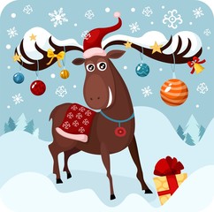 christmas deer