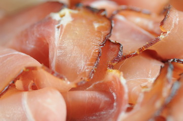 Schinken in Scheiben