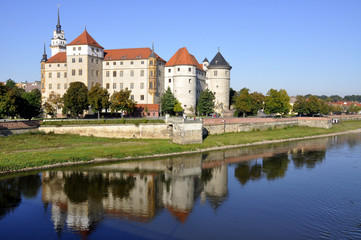 Naklejka na ściany i meble Torgau Hartenfels zamek nad Łabą