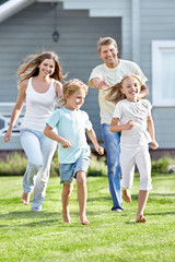 Fototapeta premium Moving people