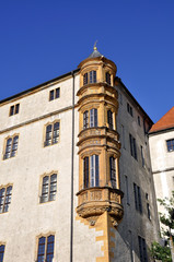 Fototapeta na wymiar Torgau bay Hartenfels Castle