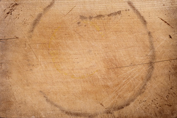 old chopping board wooden background