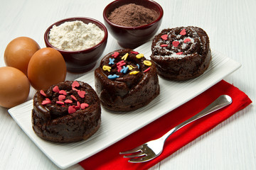 chocolate muffins