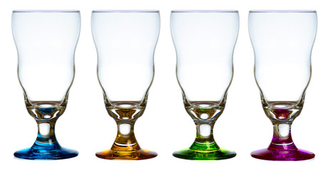 Four Crystal Glasses