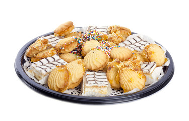 Tray of Assortment of Colorful Cookies