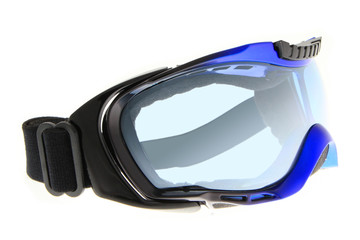 cool blue ski goggles