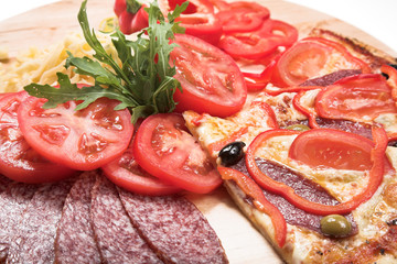 Ingredients for pizza