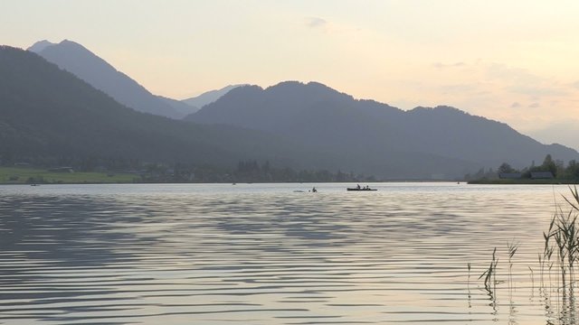 Abendstimmung am Badesee