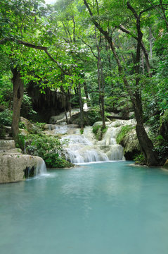 Eravan Waterfall, Kanchanabury, Thailand