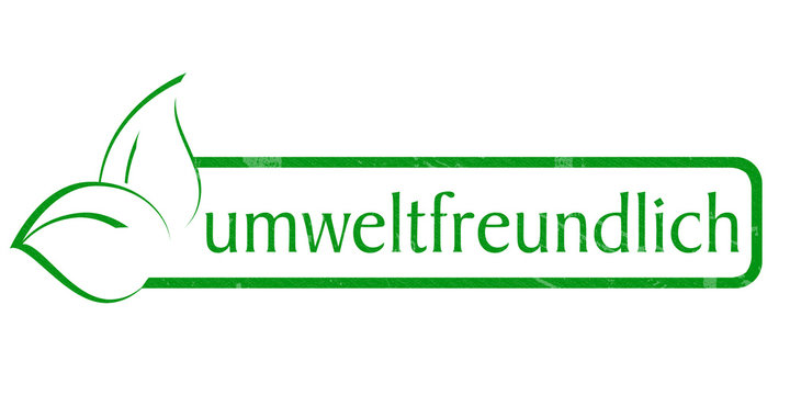 umweltfreundlich stempel gr&uuml;n