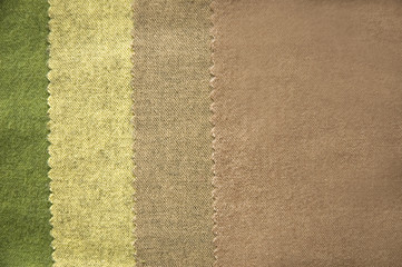 Fototapeta premium nature color fabric set