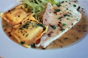 Poisson en sauce