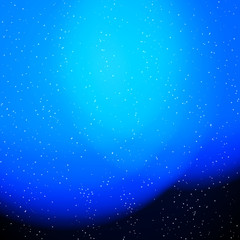 Blue fog light circles background.