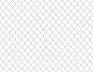 Fototapeta premium Metal Link Fencing