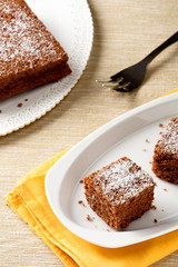 Castagnaccio, Traditional Italian Cake Made from Chestnuts