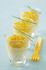 Verrine d'oeuf mimosa
