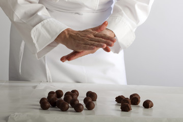 Fabrication de chocolats