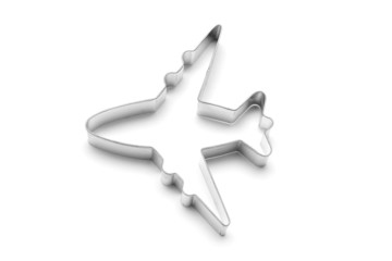 Airplane cookie cutter