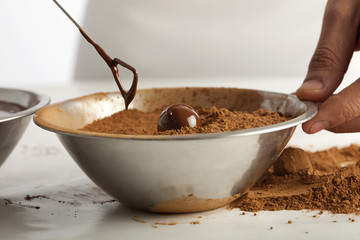Fabrication de chocolats