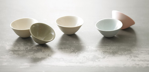 Petites coupelles vides